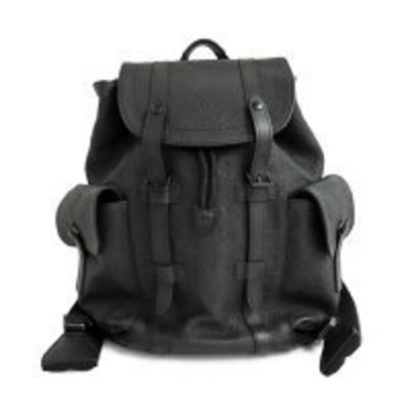 Louis Vuitton Christopher Monogram Taurillon Backpack Black Leather - Picture 1 of 9
